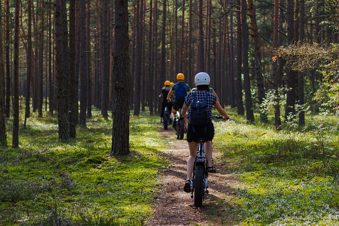 Guided Ebike Tour on Forest Roads and Trails Near Riga - Leaving Riga behind at Bumbu Hill