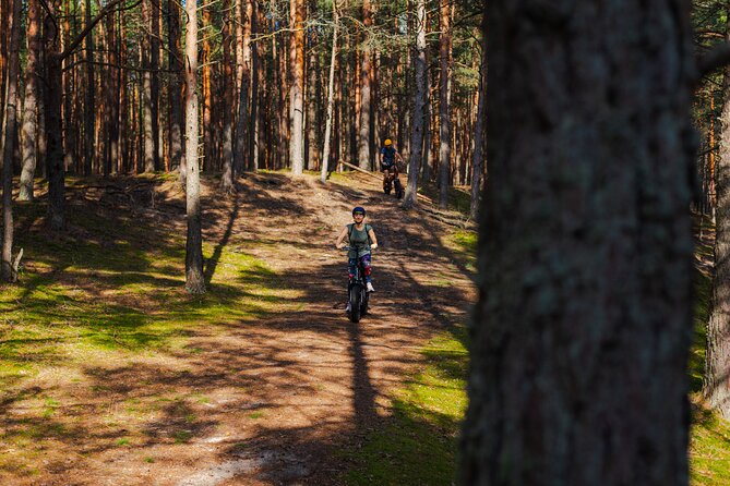 Guided Ebike Tour on Forest Roads and Trails Near Riga - The White Dune is the scenic payoff