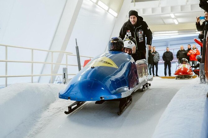 Latvia Bobsleigh and luge track ride experience - From Riga to Sigulda by private car