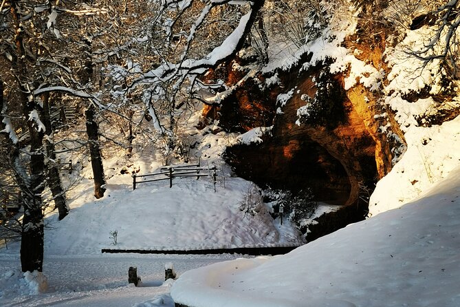 Latvia's Switzerland and Gauja National Park Tour - The Livonian Order ruins in a 20-minute stop