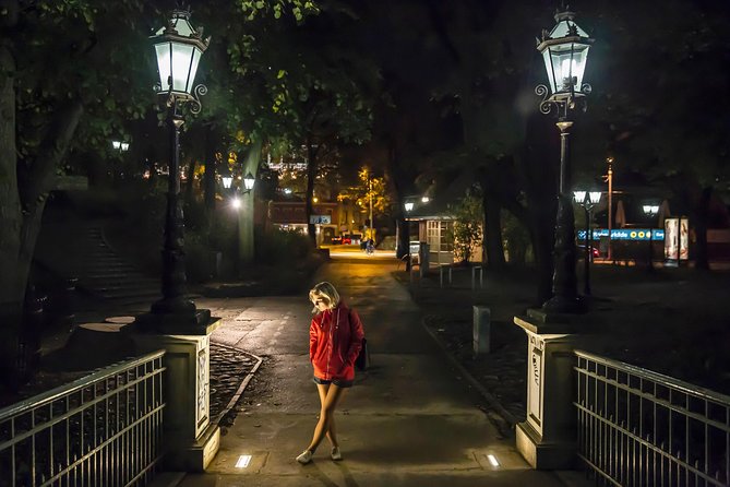 Riga at Night Photoshoot Tour - Bastejkalna Park brings a softer setting