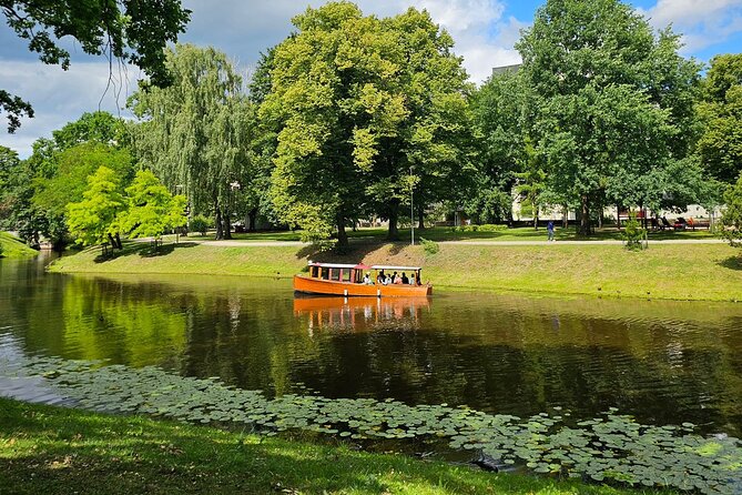 Riga Canal and Daugava Boat Tour with Welcome Drink & Audio Guide - Key points before you book