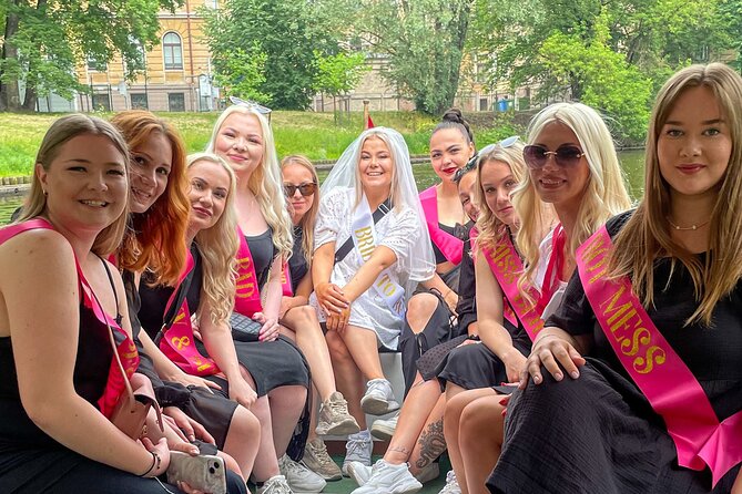 Riga Sightseeing Tour by Canal Boat with Audioguide - The National Library and the Daugava panorama