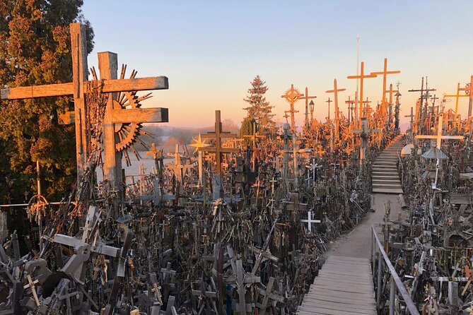 Sunrise at the Hill of Crosses - 2 countries in 1 day - Leaving Riga before dawn